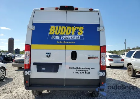 2022 Ram Promaster 2500 2500 High из США, поврежденный, VIN 3C6LRVDG7NE100772